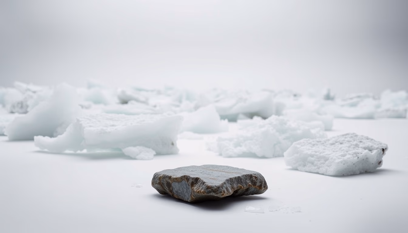 icefields parkway canada in editorial style