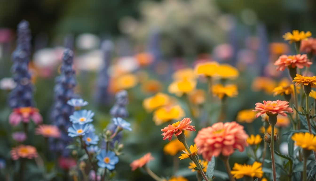 impressionist garden monet style in editorial style