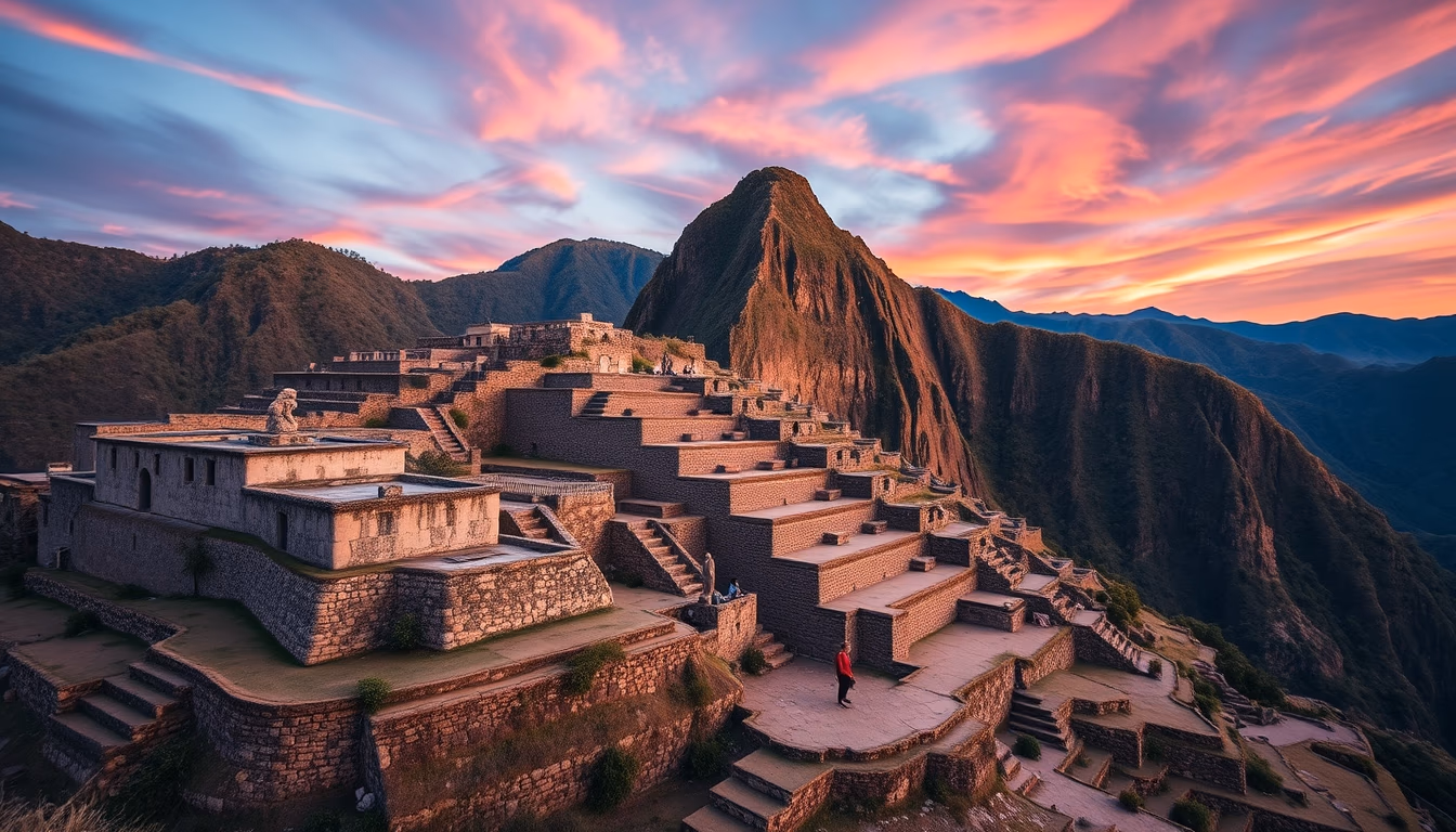 incan terraces in editorial style