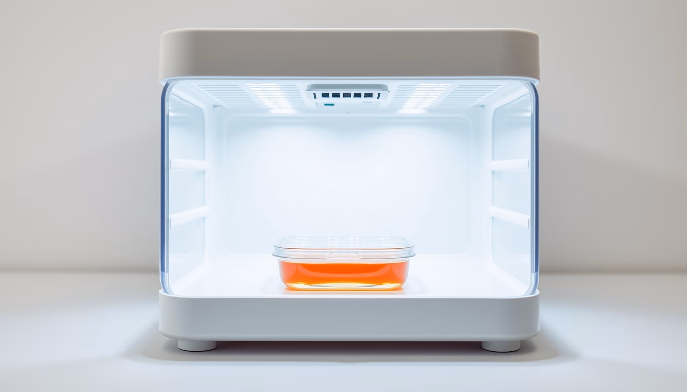 incubator lab petri in editorial style