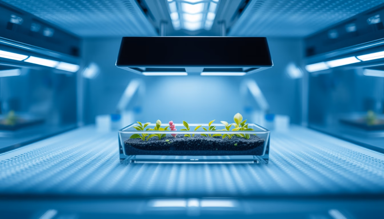 incubator lab petri in editorial style