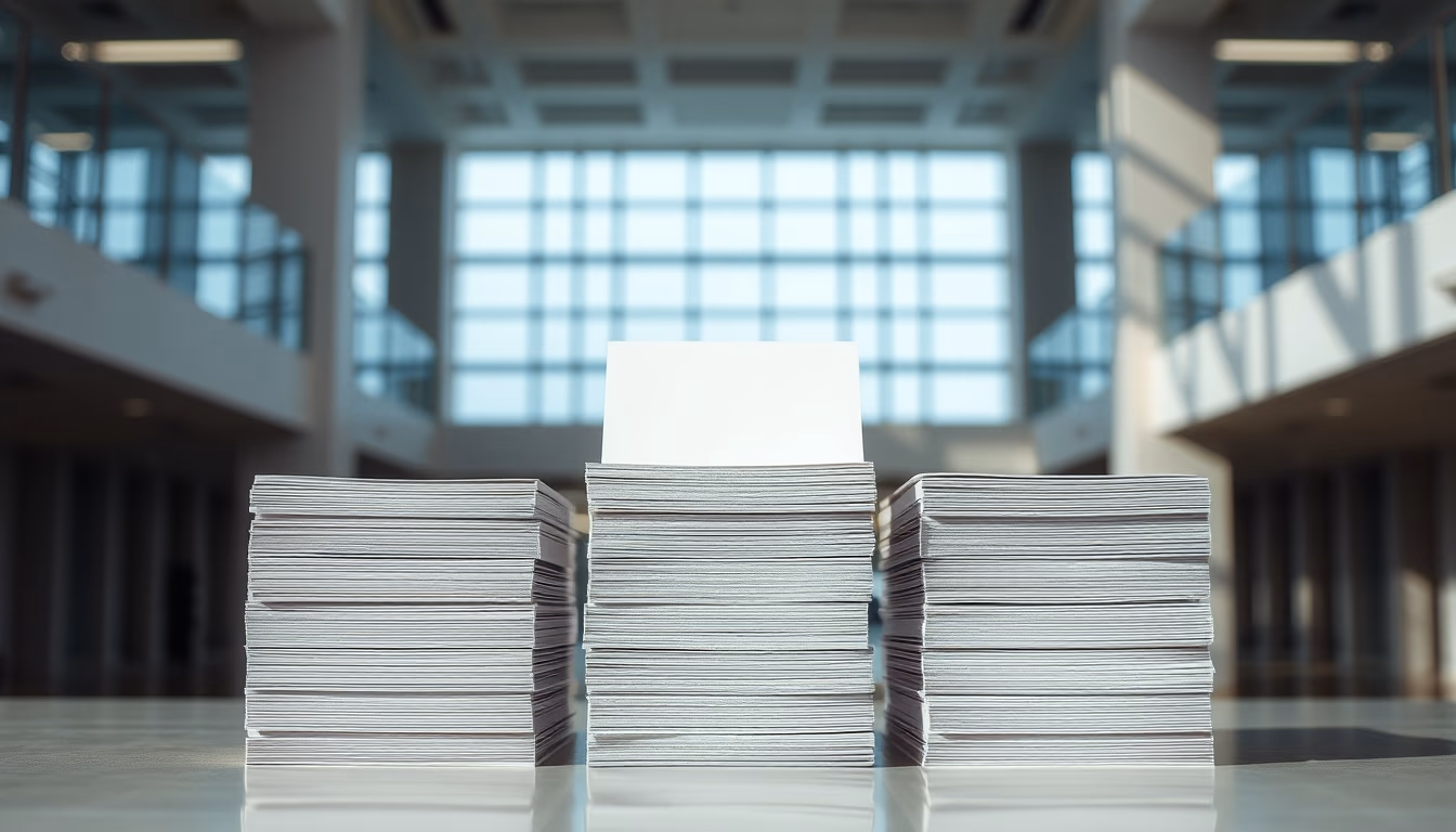 index cards stacked in editorial style