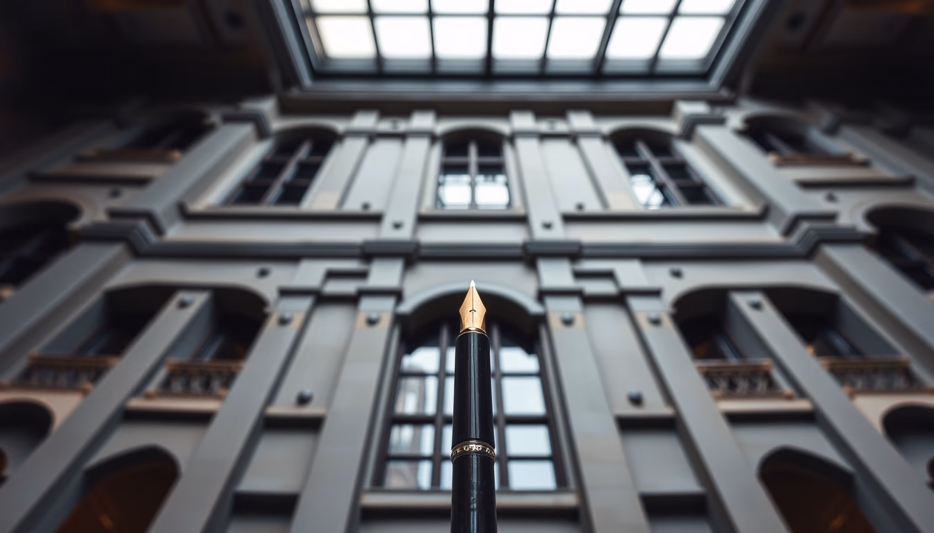 inking pen workshop in editorial style