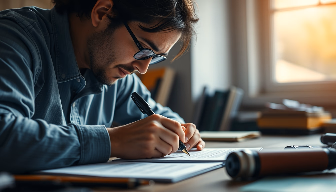 inking pen workshop in editorial style