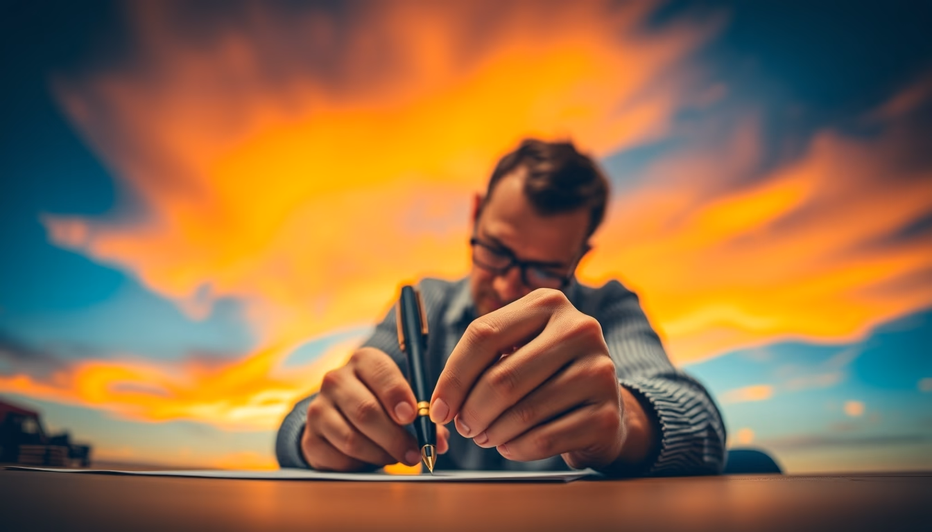 inking pen workshop in editorial style