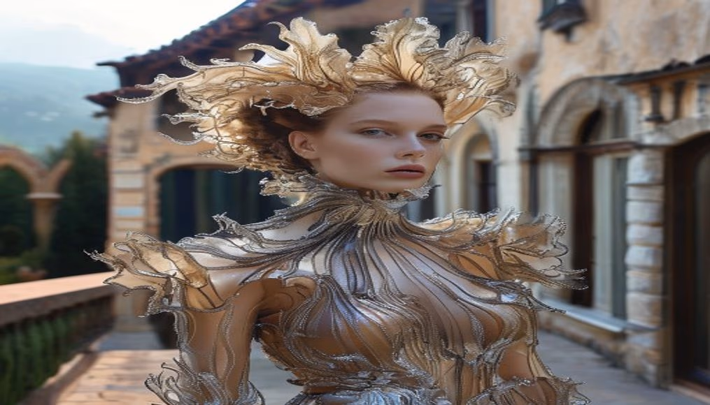 iris van herpen biomimicry couture in luxury editorial photography
