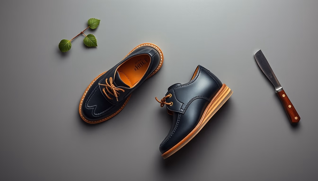 irish step shoes in editorial style