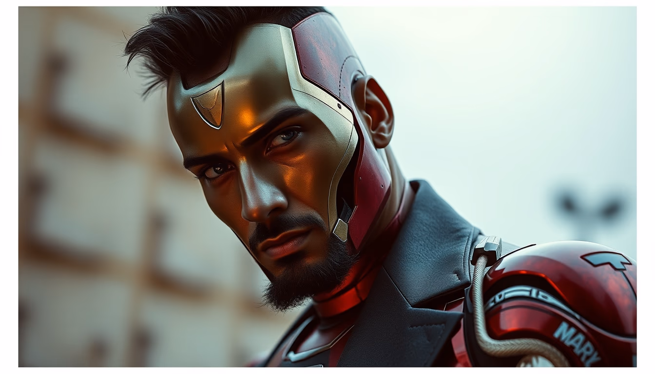 iron man mumbai in editorial style