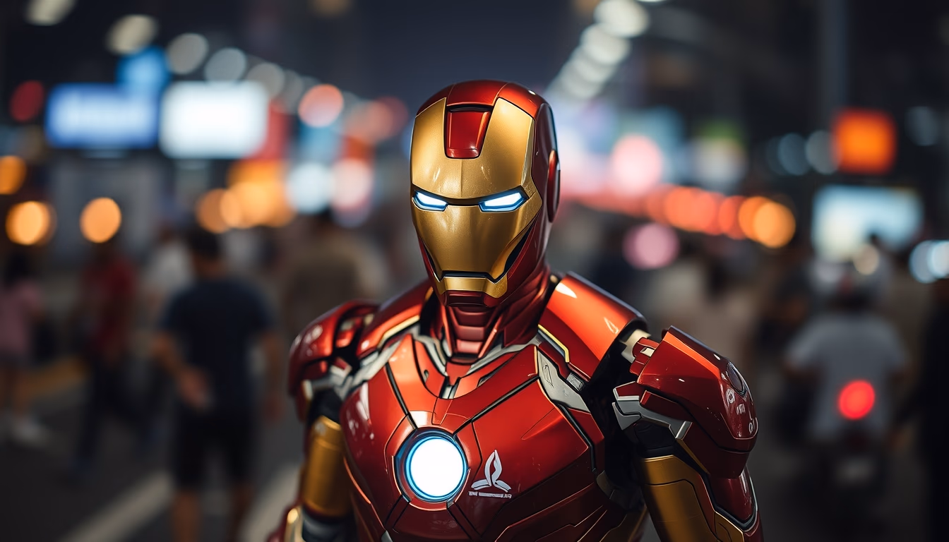 iron man mumbai in editorial style