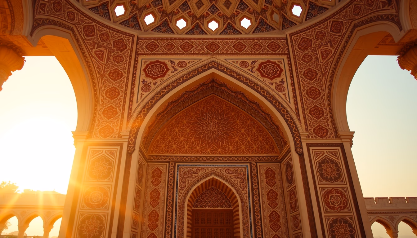 Islamic geometric pattern em estilo editorial