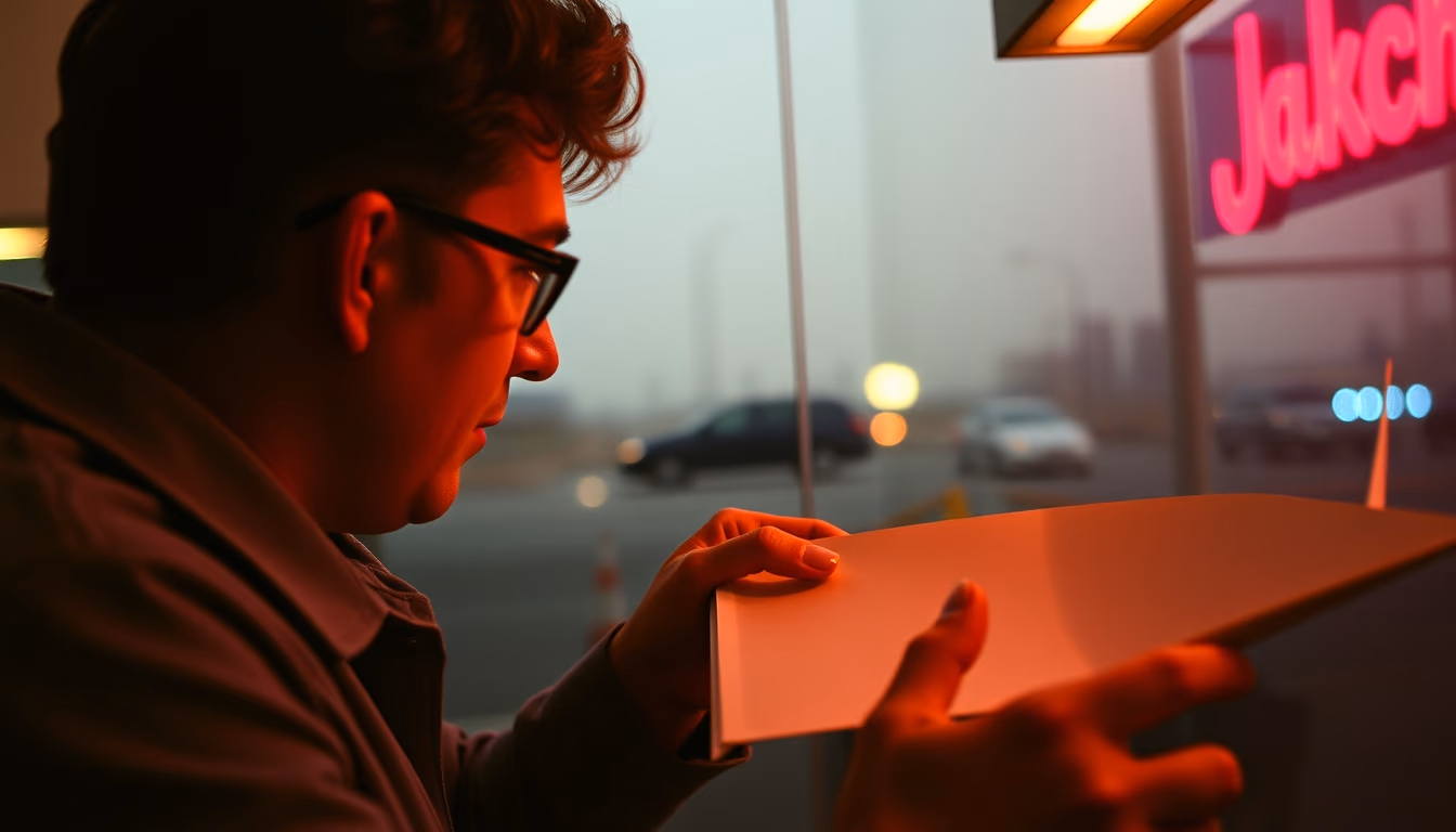 jack in the box in editorial style