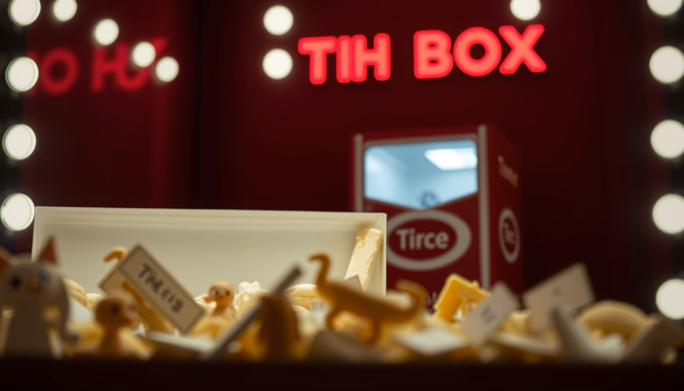 jack in the box in editorial style