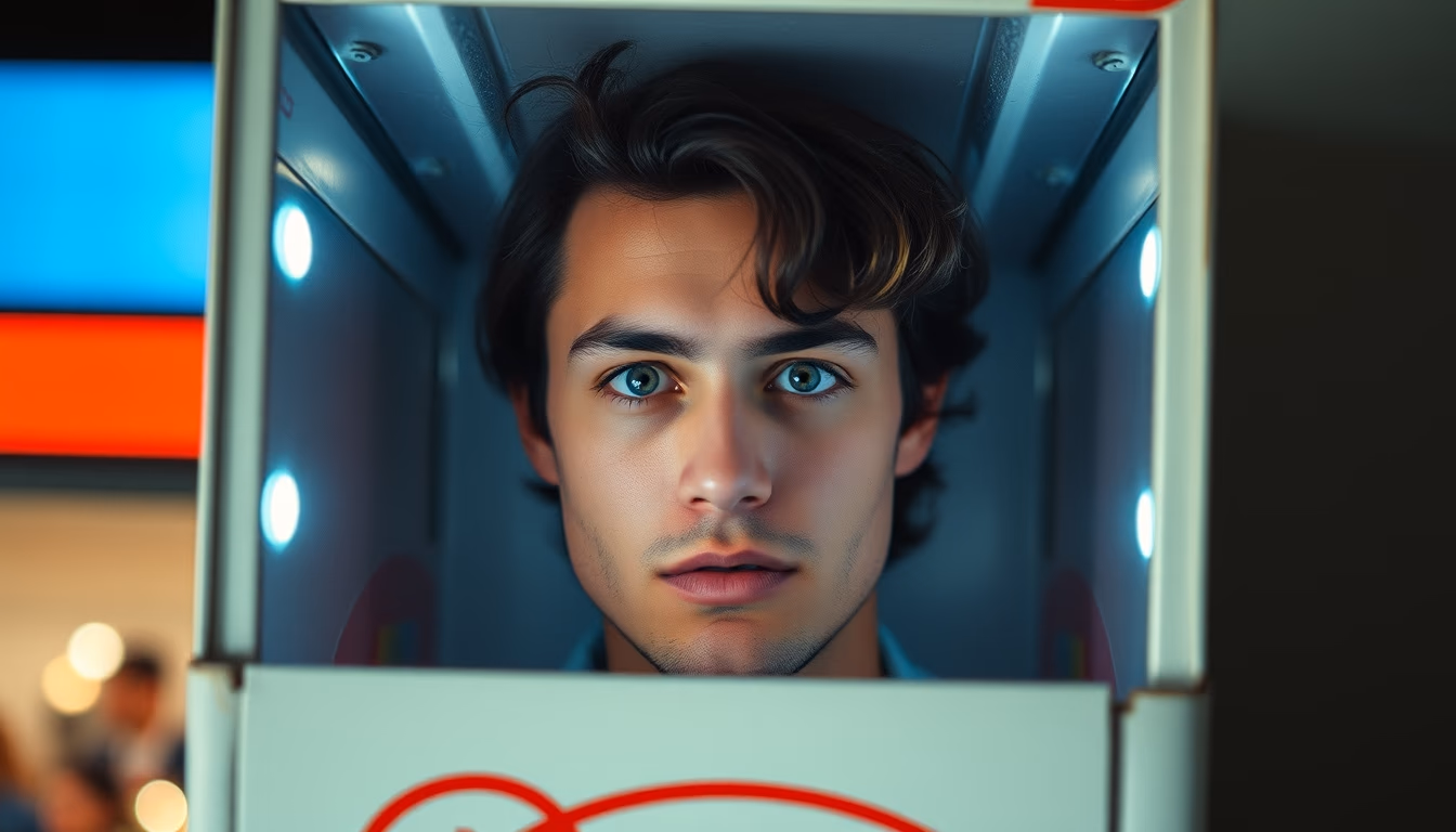 jack in the box in editorial style