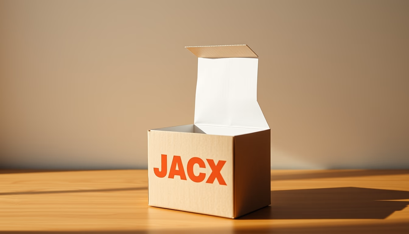 jack in the box in editorial style
