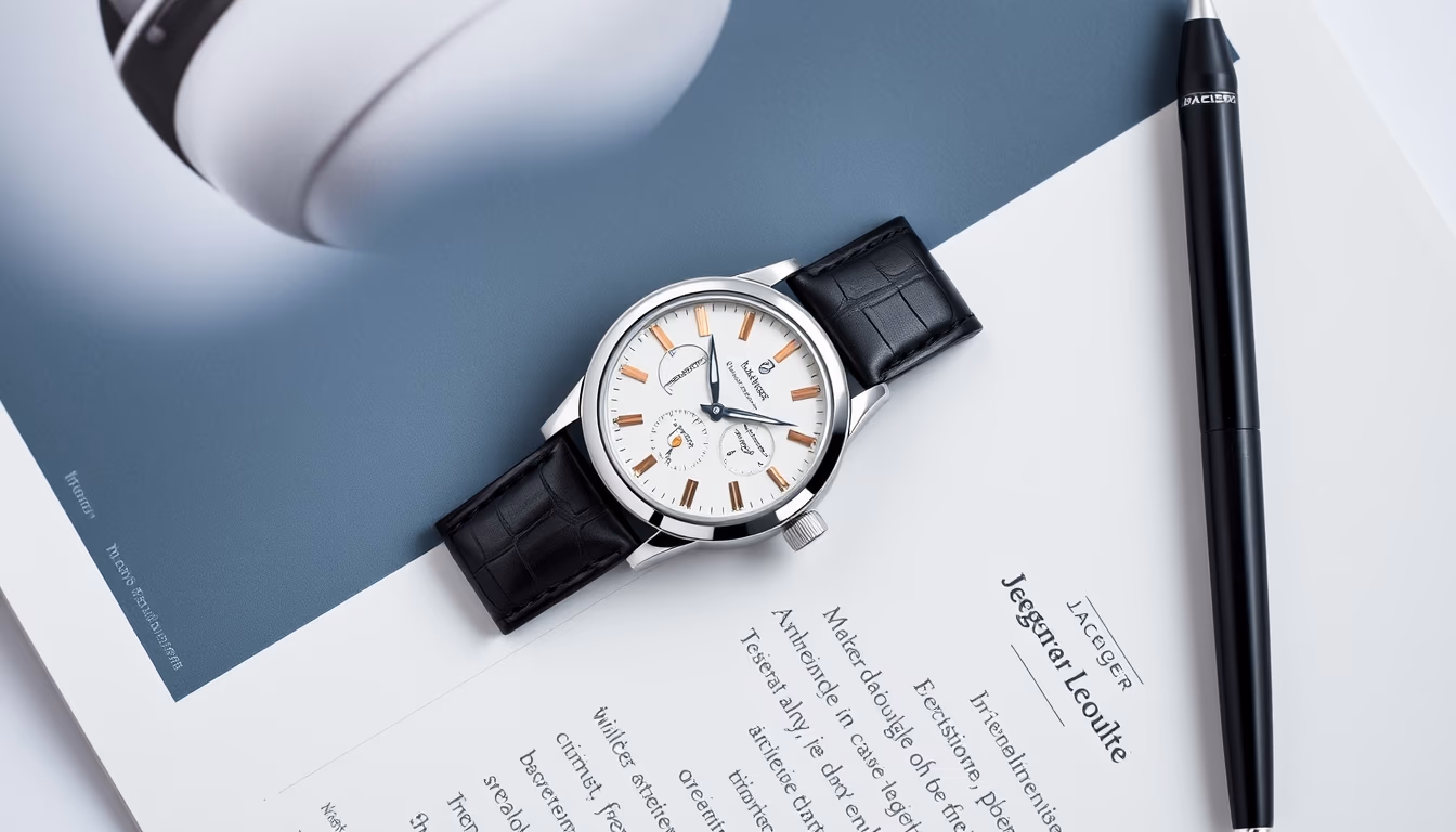 jaeger lecoultre reverso in editorial style