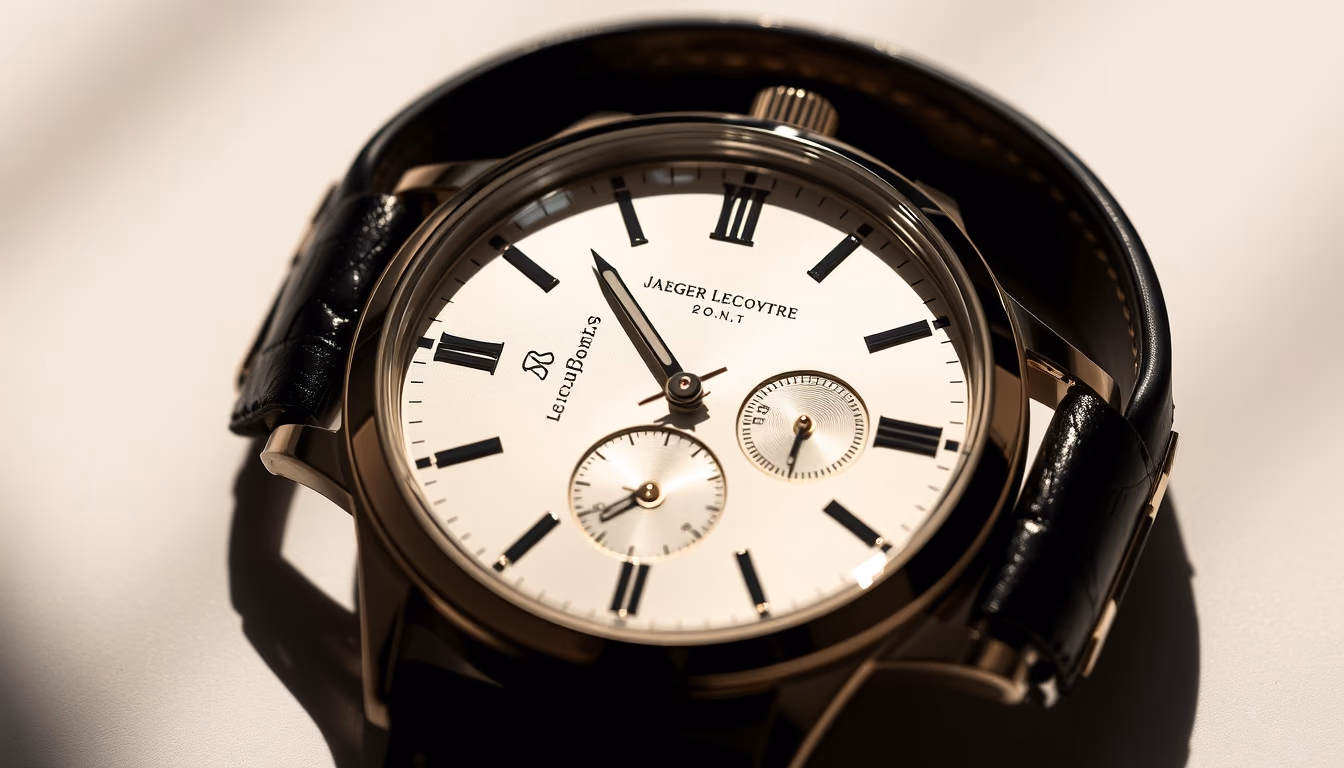 jaeger lecoultre reverso in editorial style