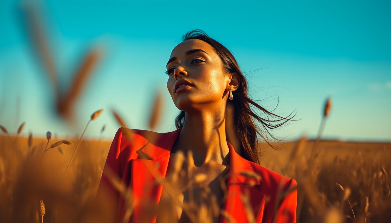 james webb deep field in editorial style