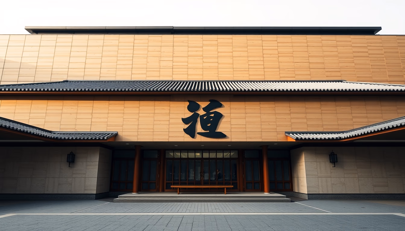 japanese kanji shodo in editorial style