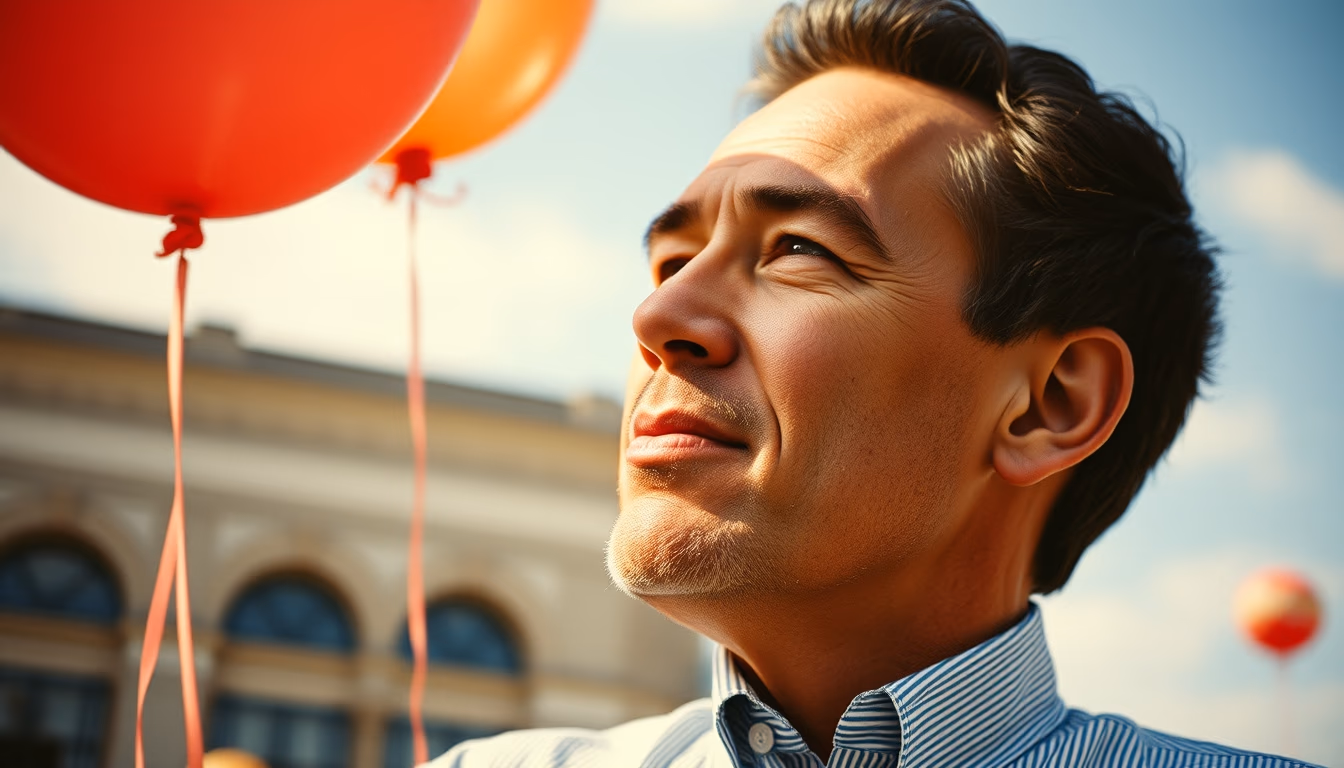 jeff koons balloon in editorial style