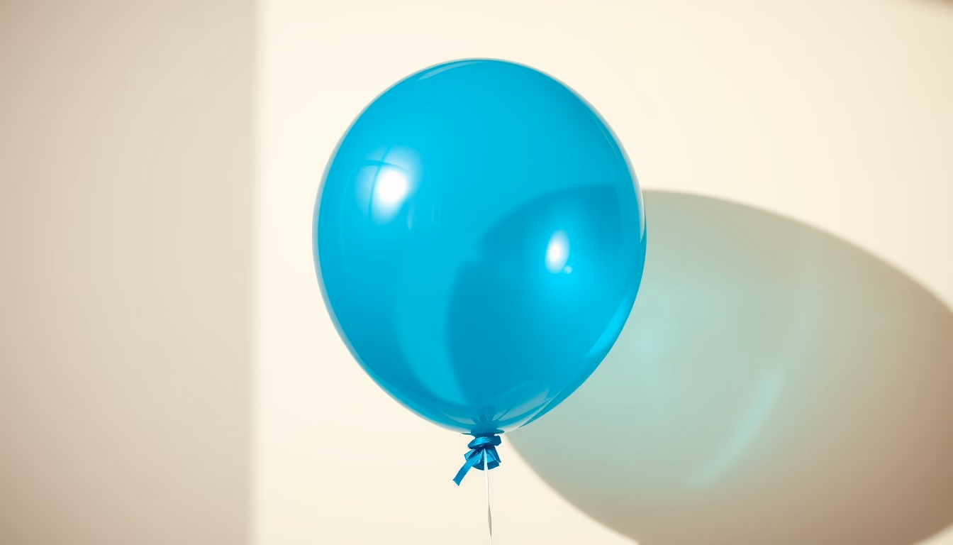 jeff koons balloon in editorial style