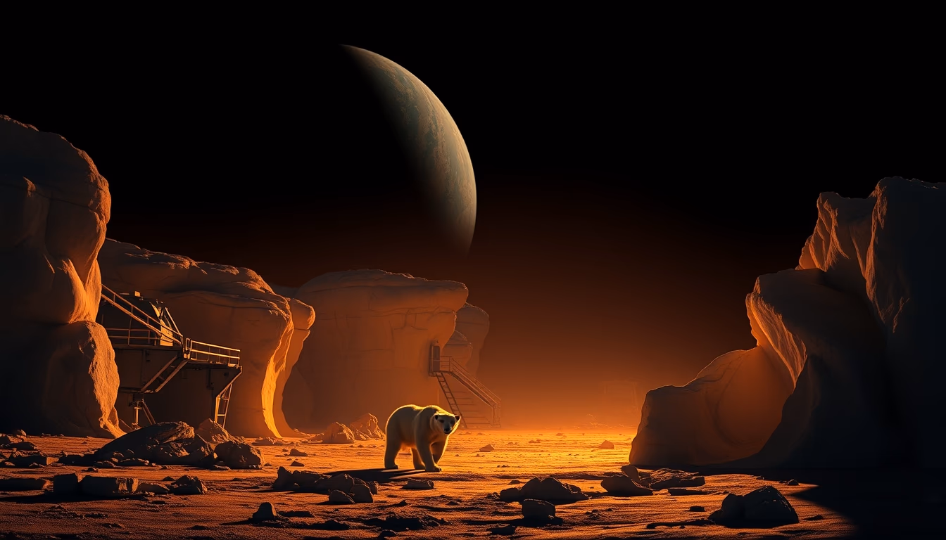 juno jupiter polar in editorial style