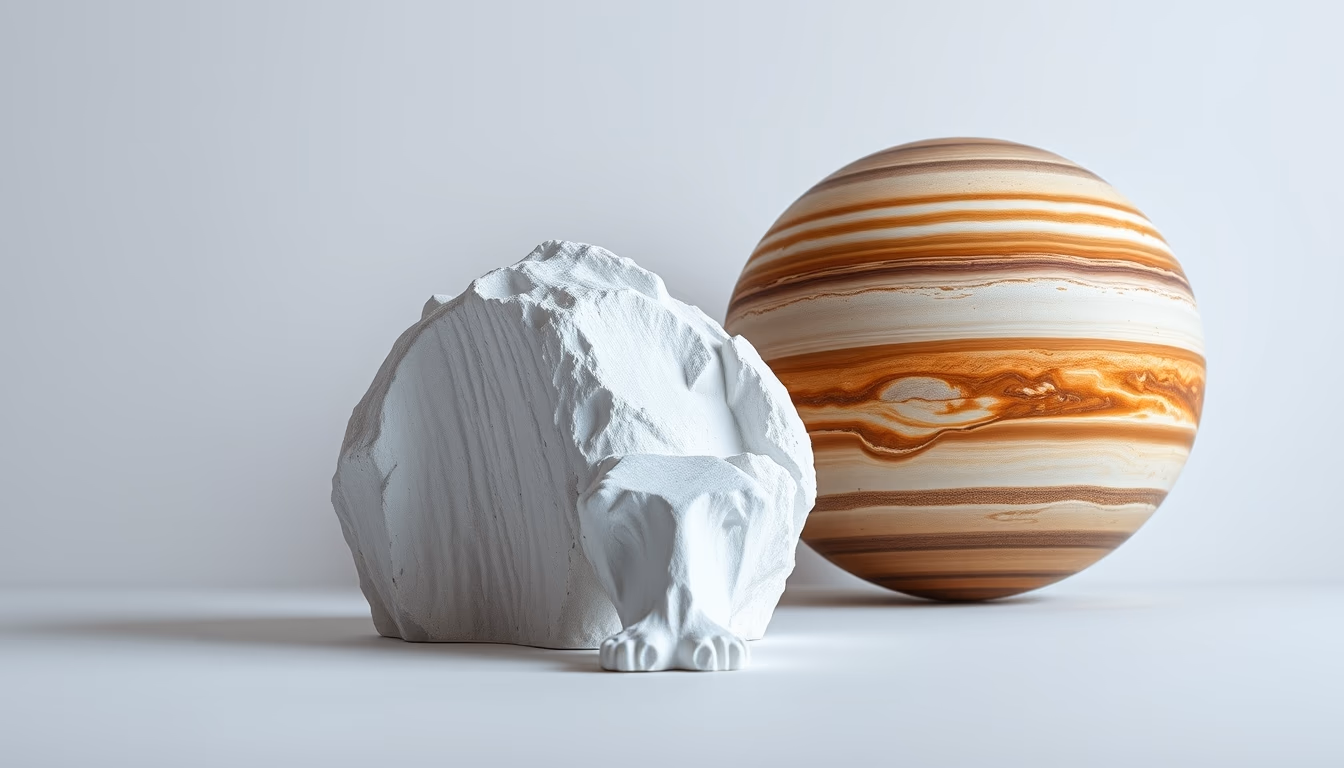 juno jupiter polar in editorial style