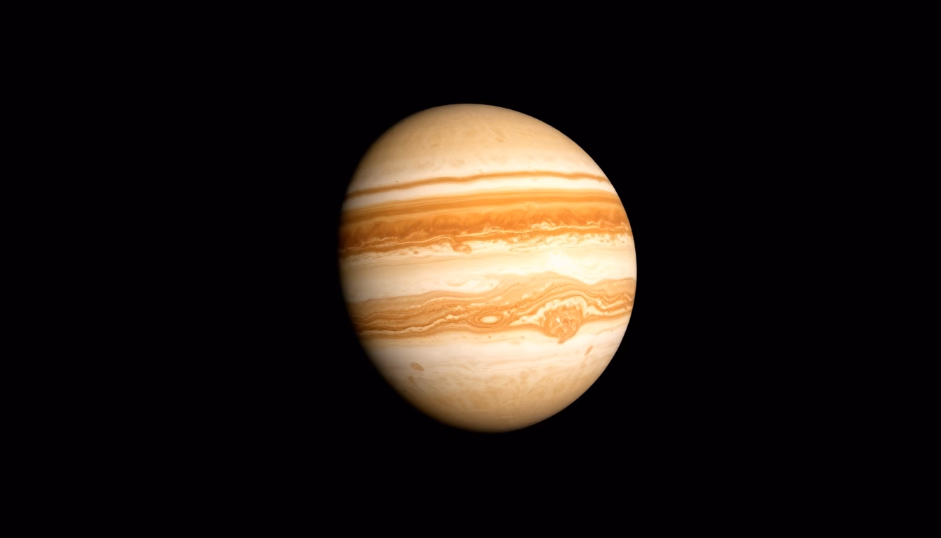 jupiter great red spot in editorial style