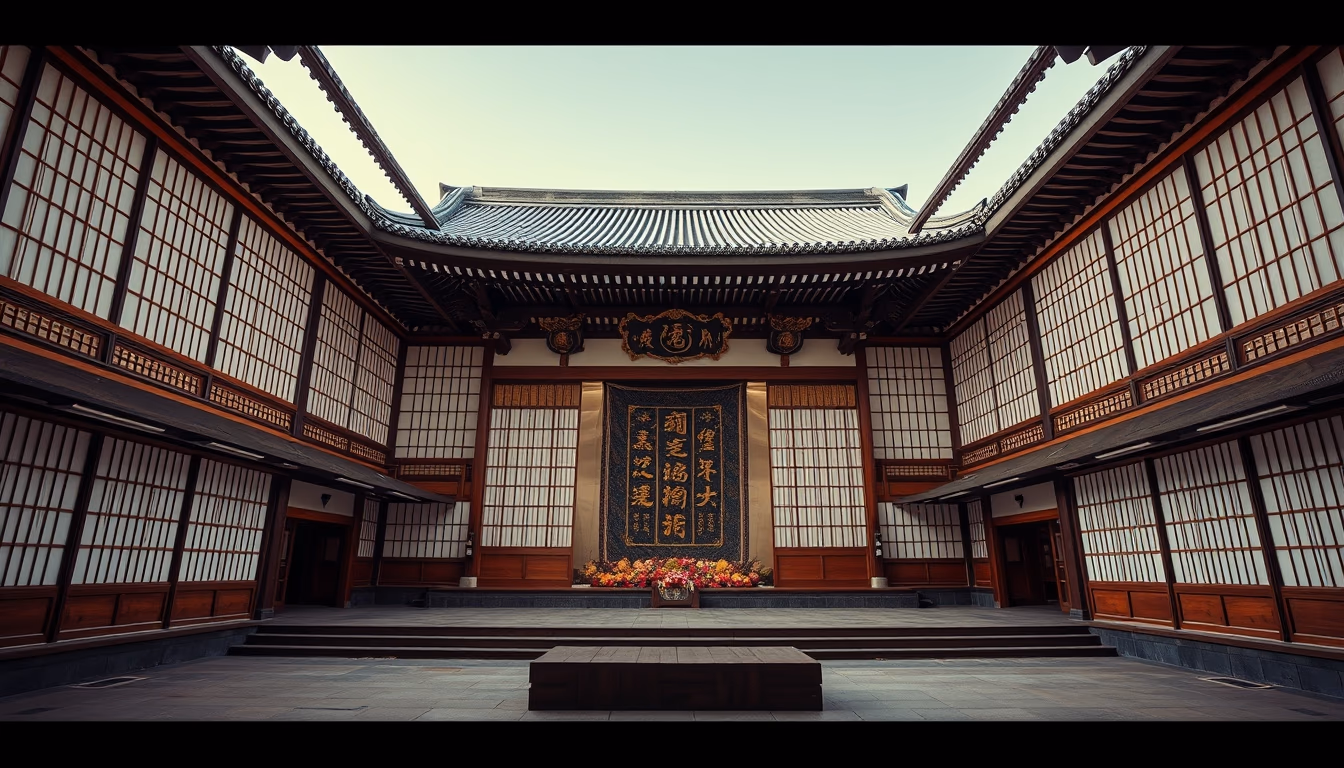 kabuki stage japanese in editorial style