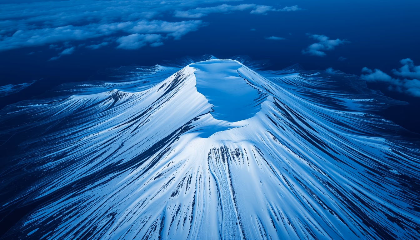 kilimanjaro tanzania snow in editorial style