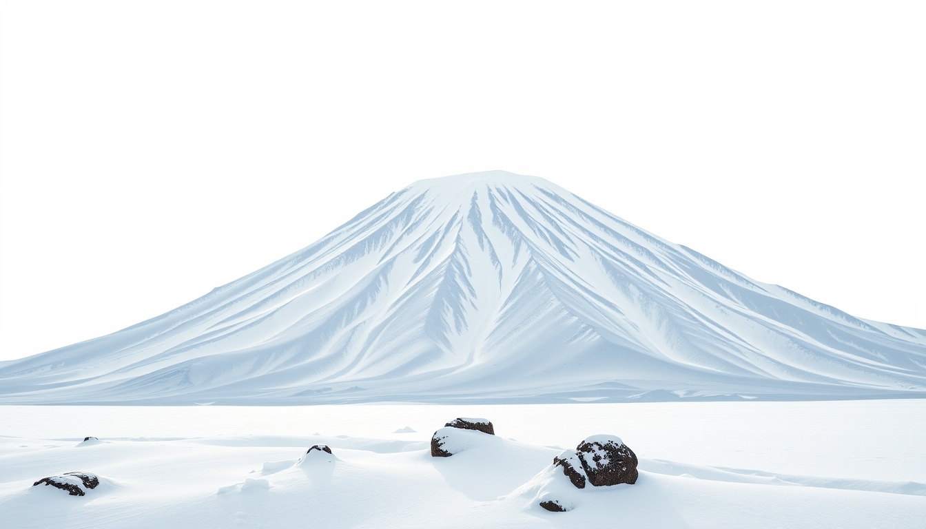 kilimanjaro tanzania snow in editorial style