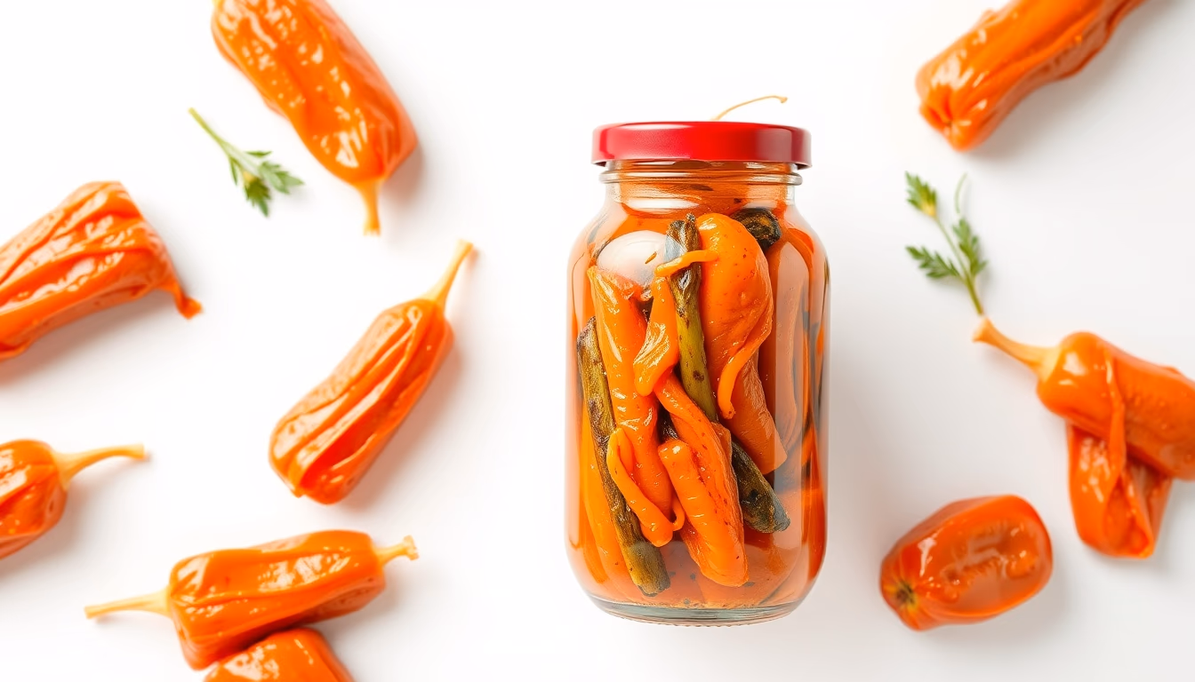 kimchi fermented korean in editorial style