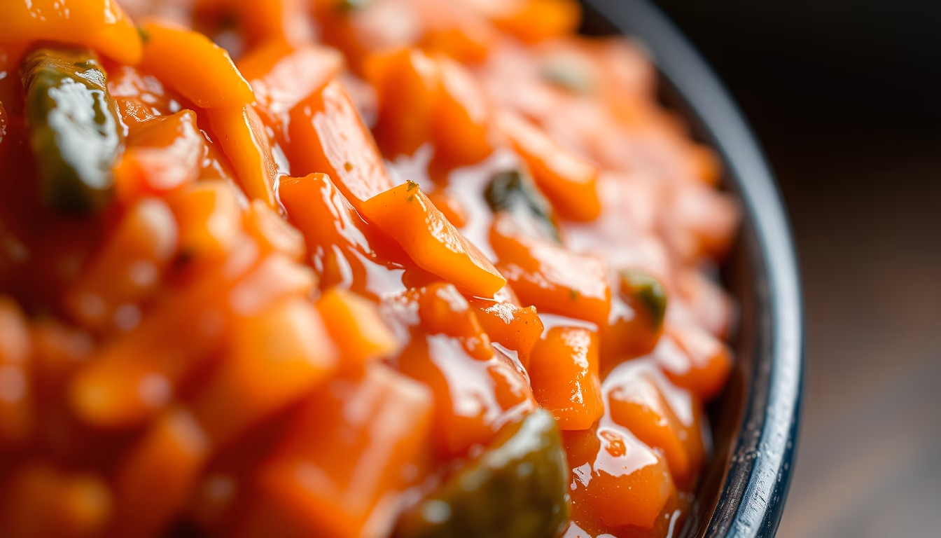 kimchi fermented korean in editorial style