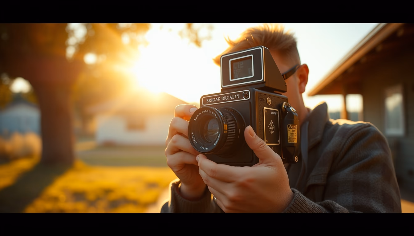 kodak brownie box camera in editorial style