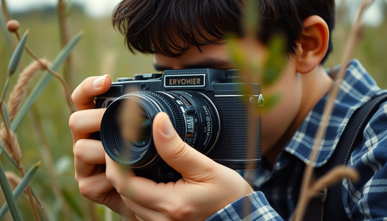 kodak brownie box camera in editorial style