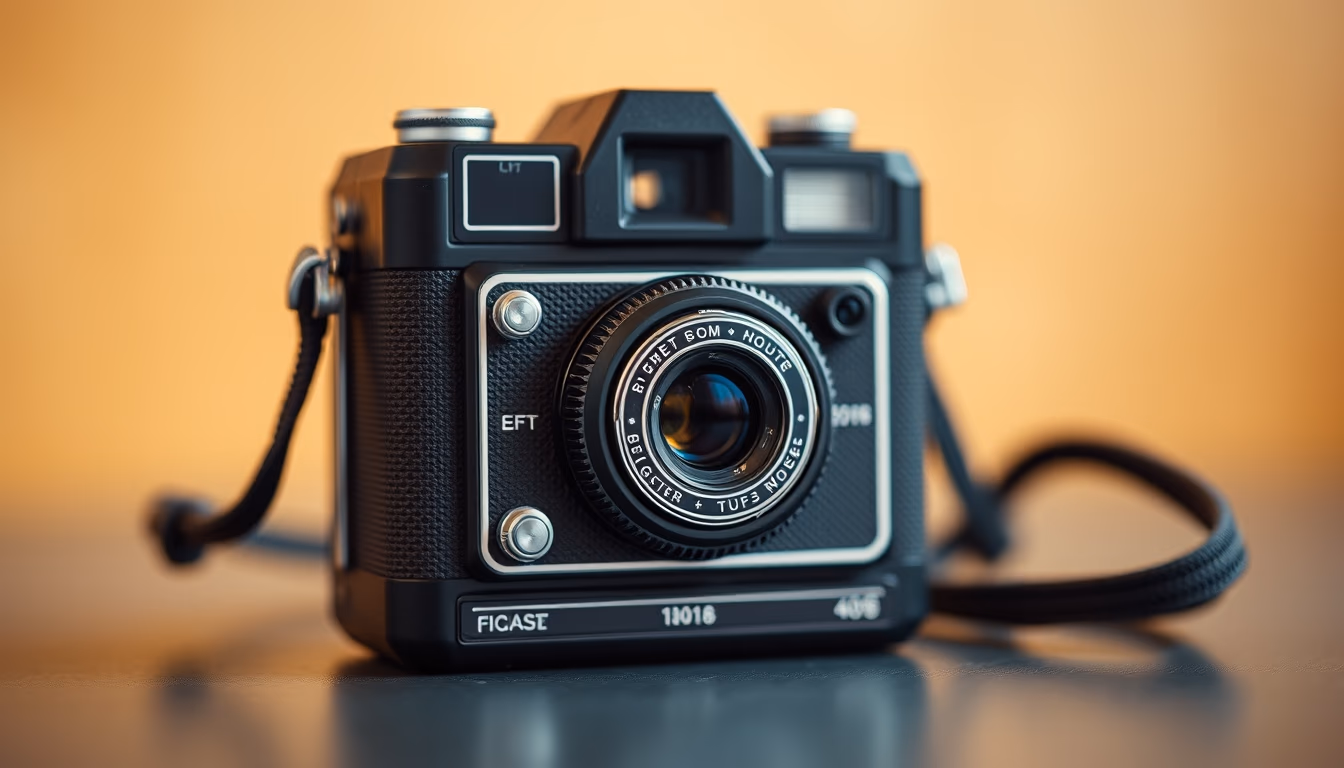 kodak brownie box camera in editorial style