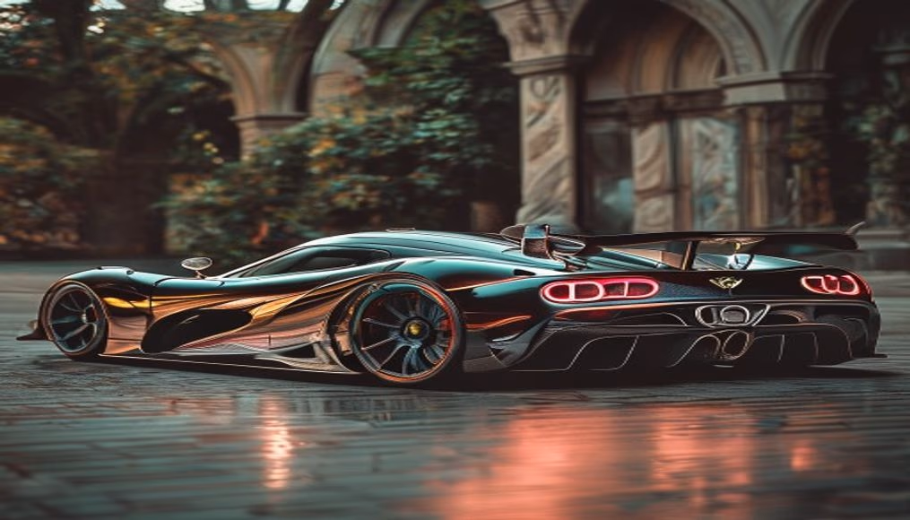 koenigsegg gemera hybrid in luxury editorial photography