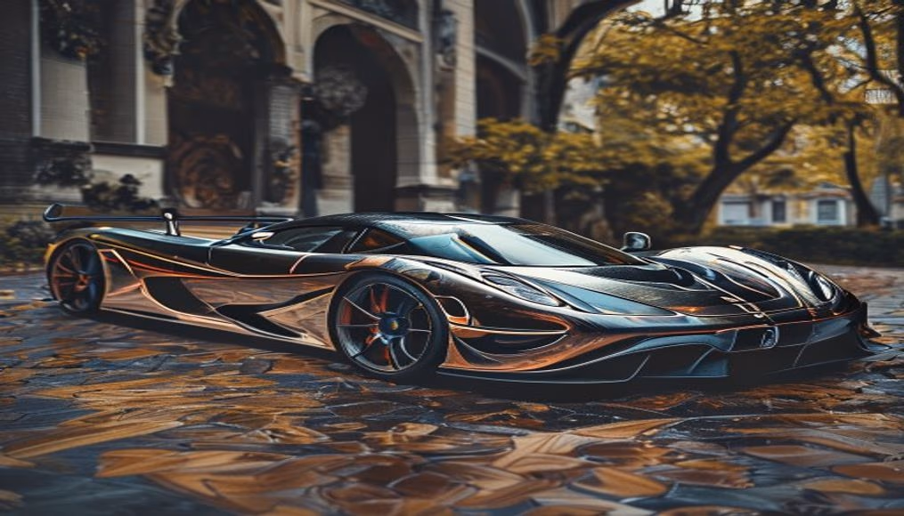 koenigsegg jesko absolut in luxury editorial photography