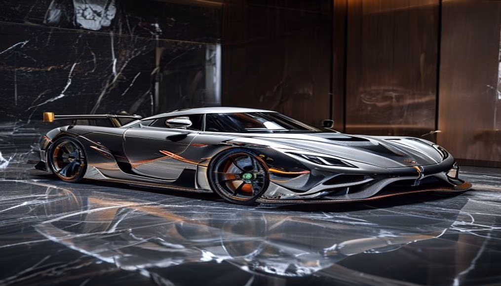 koenigsegg jesko absolut in luxury editorial photography