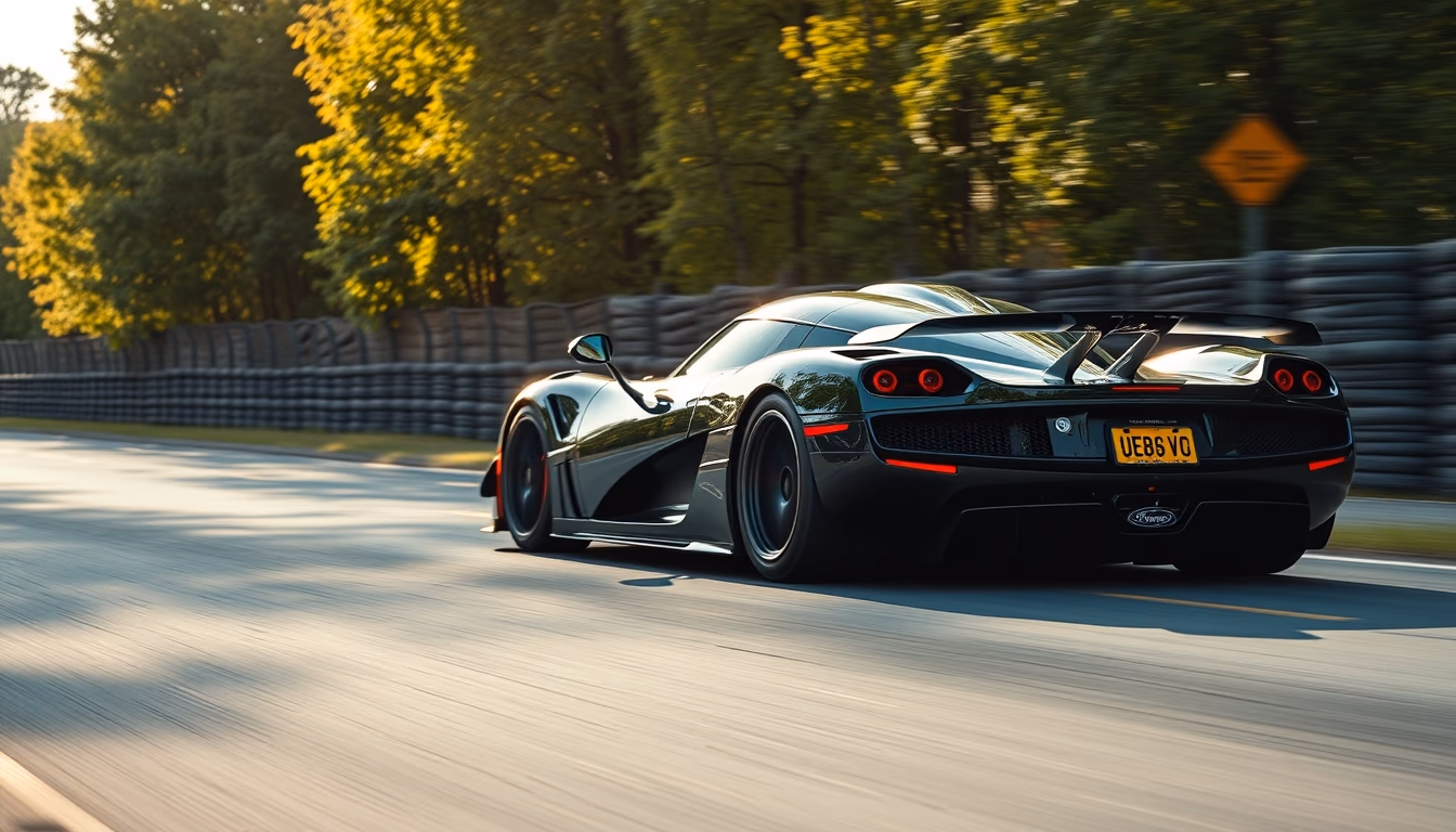 koenigsegg jesko angle in editorial style