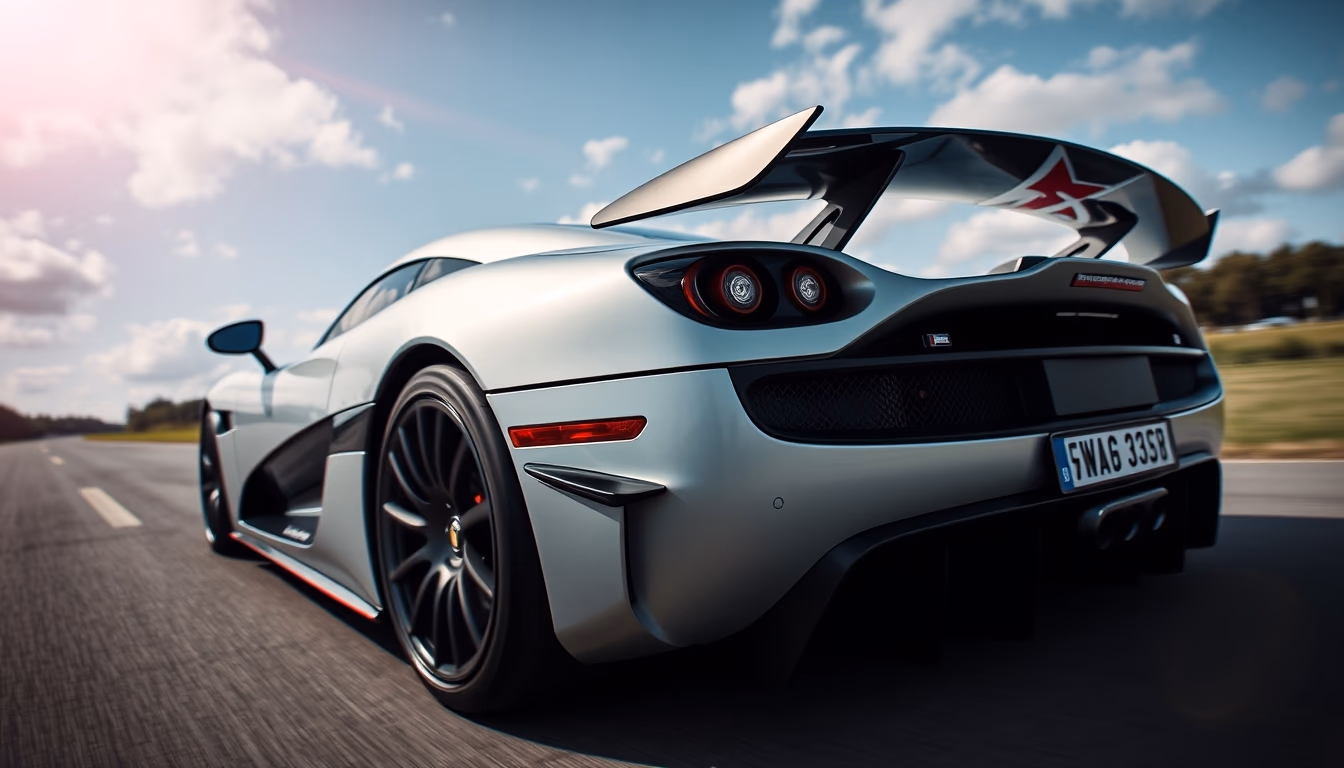 koenigsegg jesko angle in editorial style