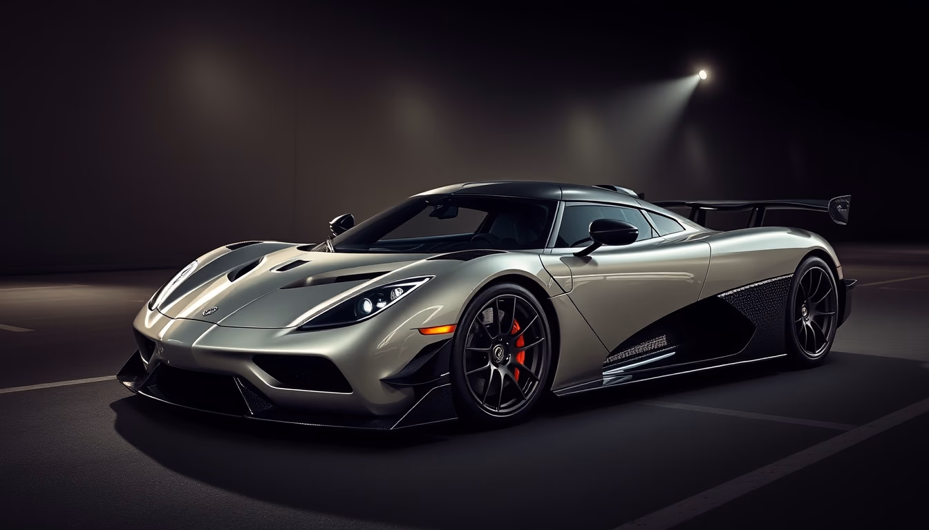 koenigsegg jesko angle in editorial style