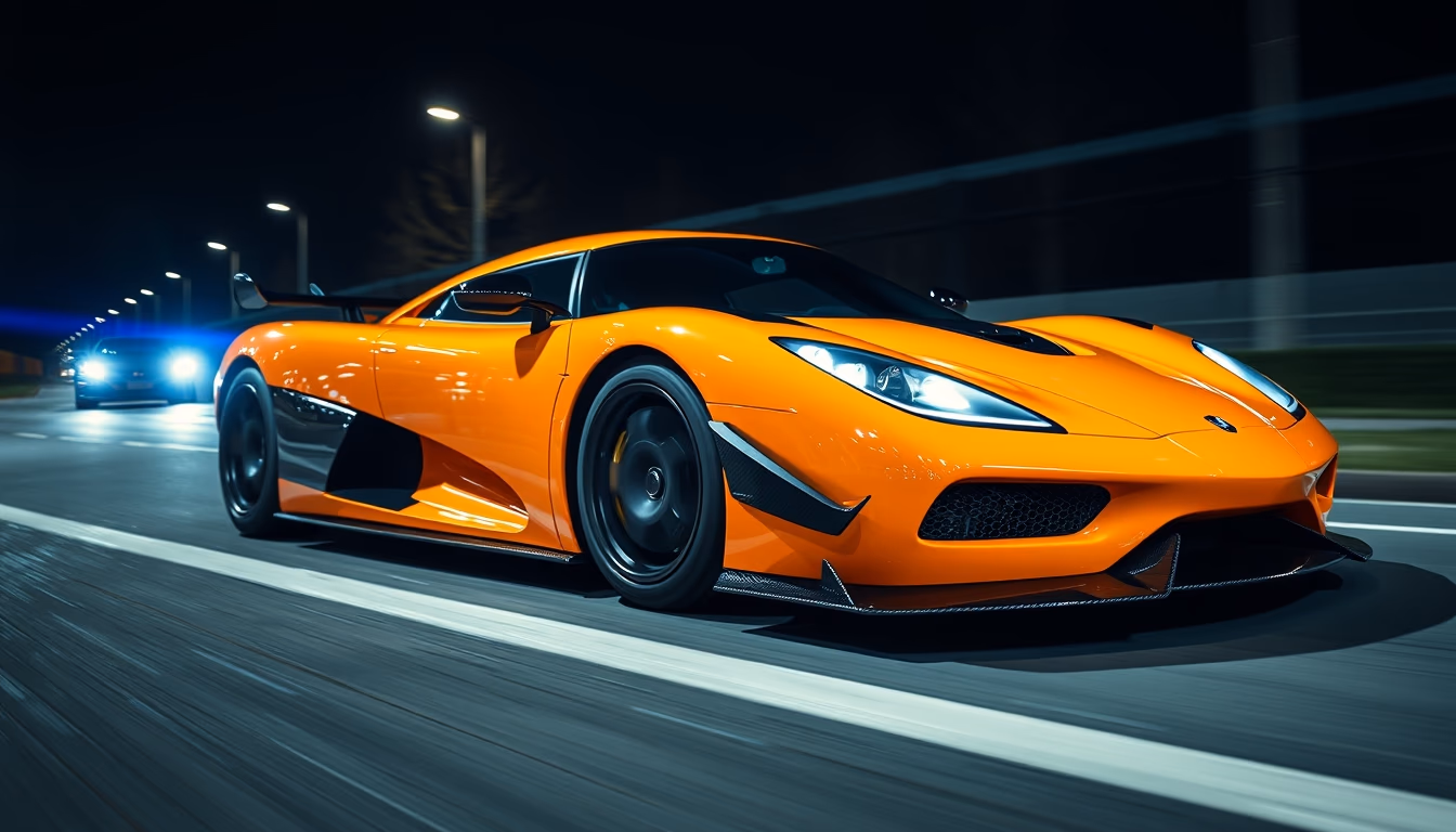 koenigsegg jesko angle in editorial style