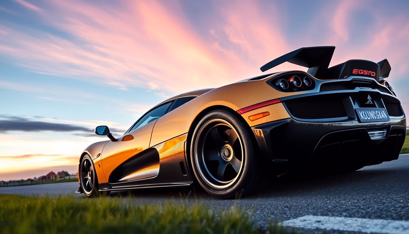 koenigsegg jesko angle in editorial style