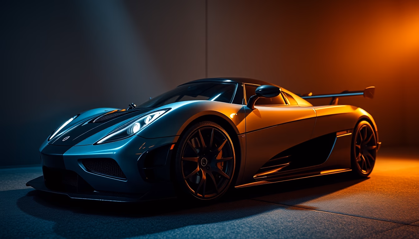 koenigsegg jesko angle in editorial style