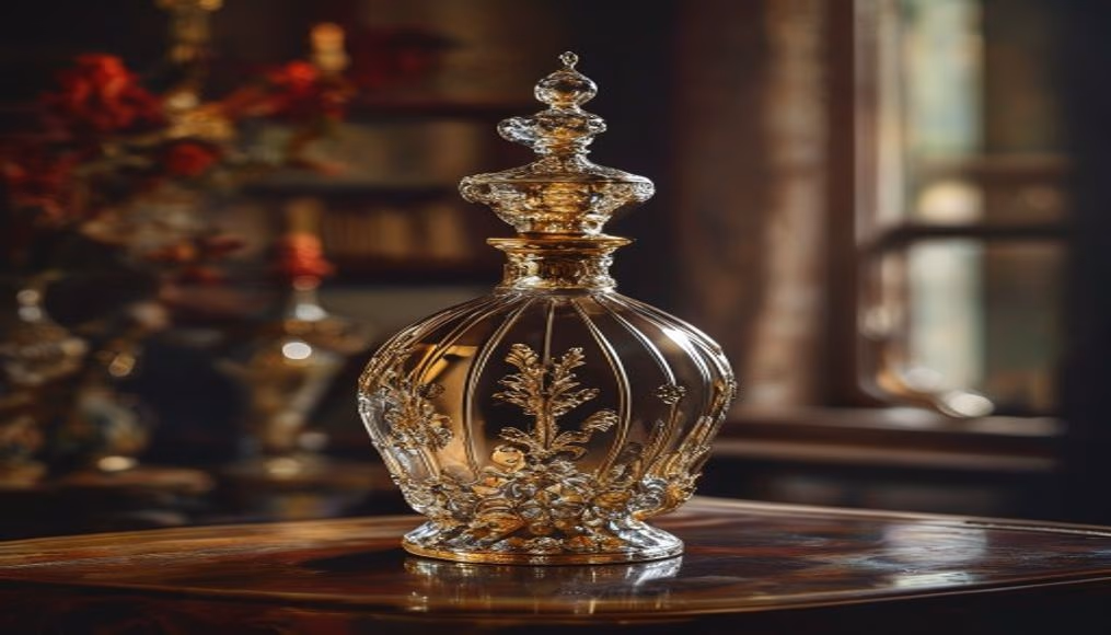 Kosta boda chateau decanter em fotografia editorial de luxo