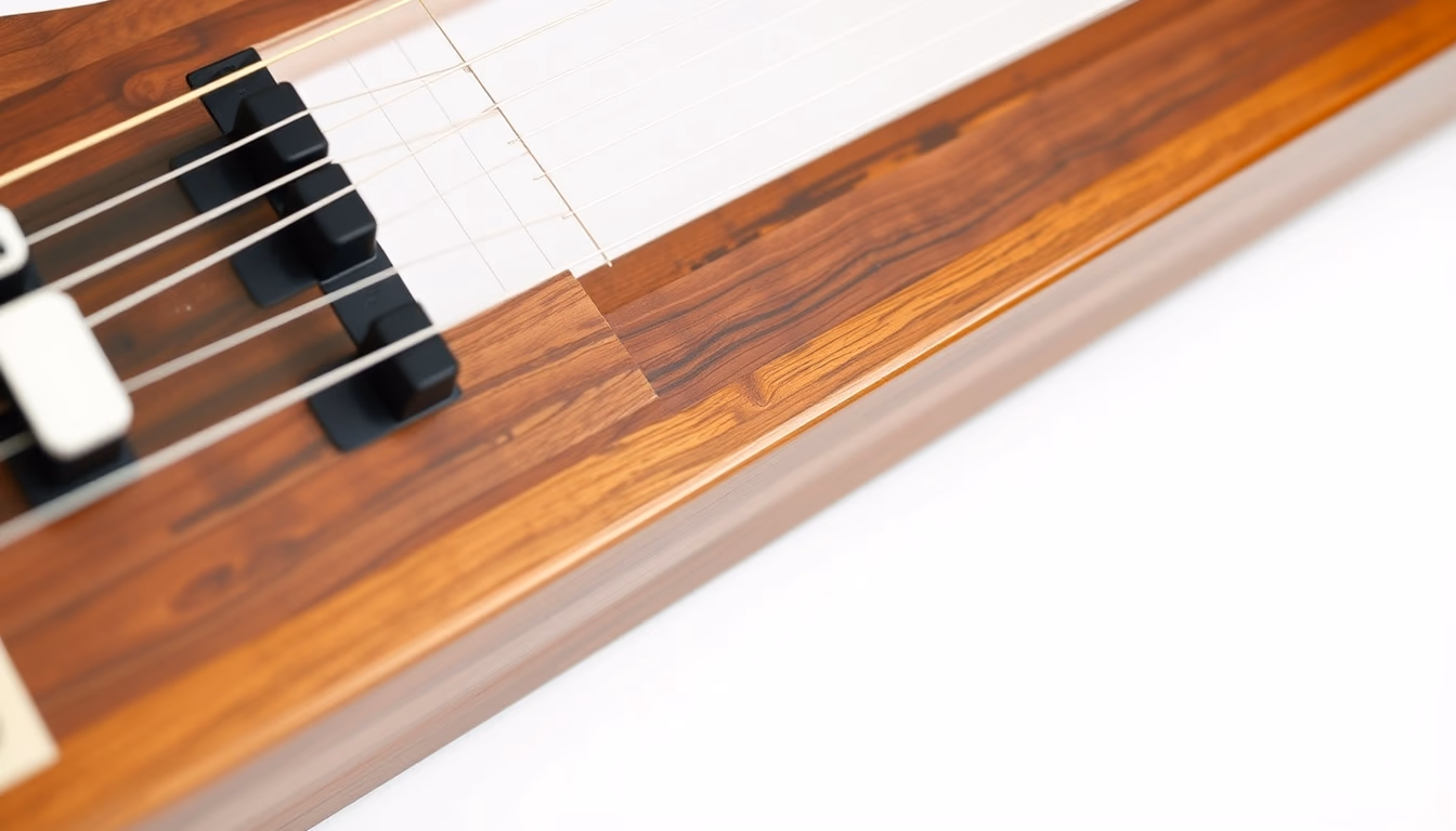 koto japanese strings in editorial style