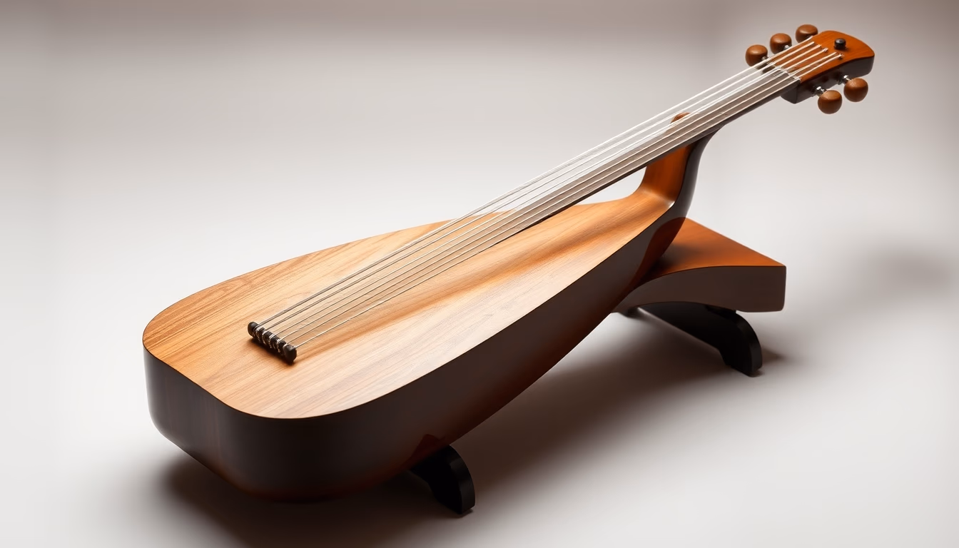 Koto japanese strings em estilo editorial