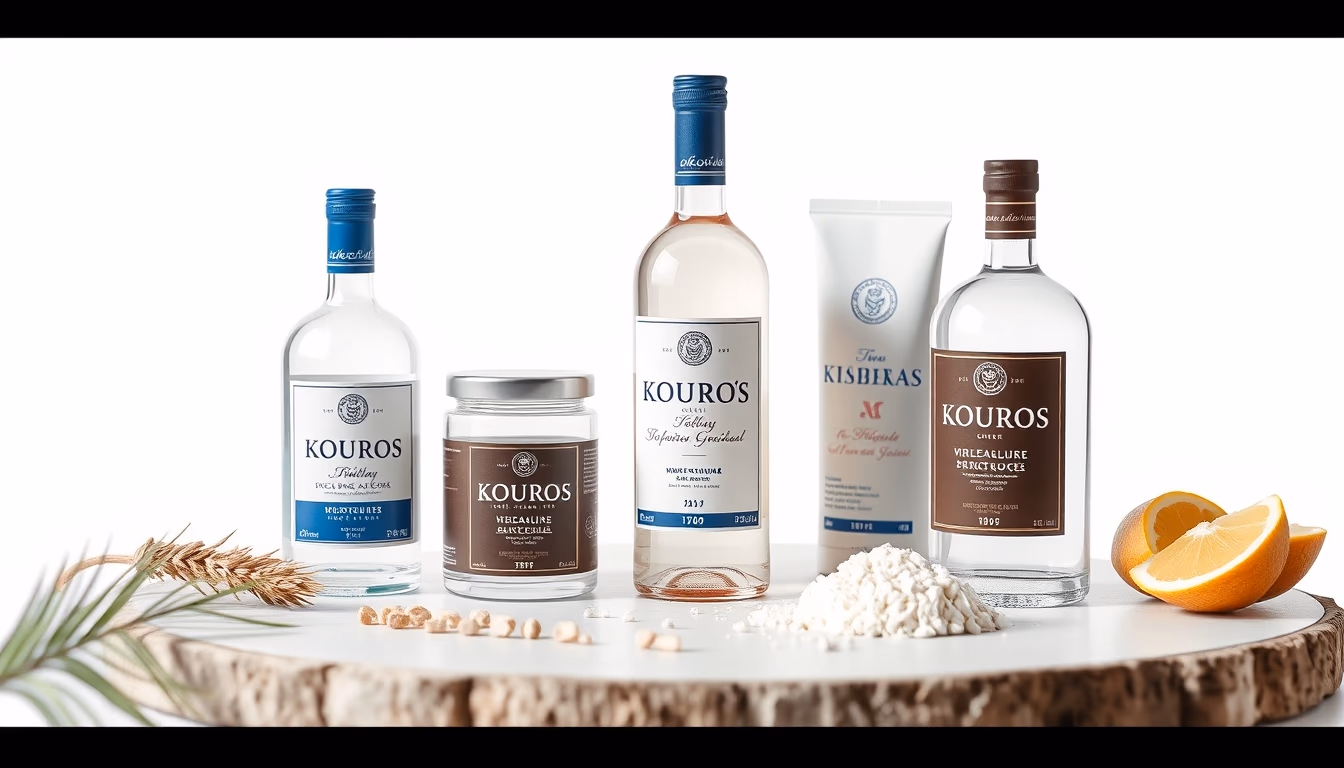 kouros greek in editorial style