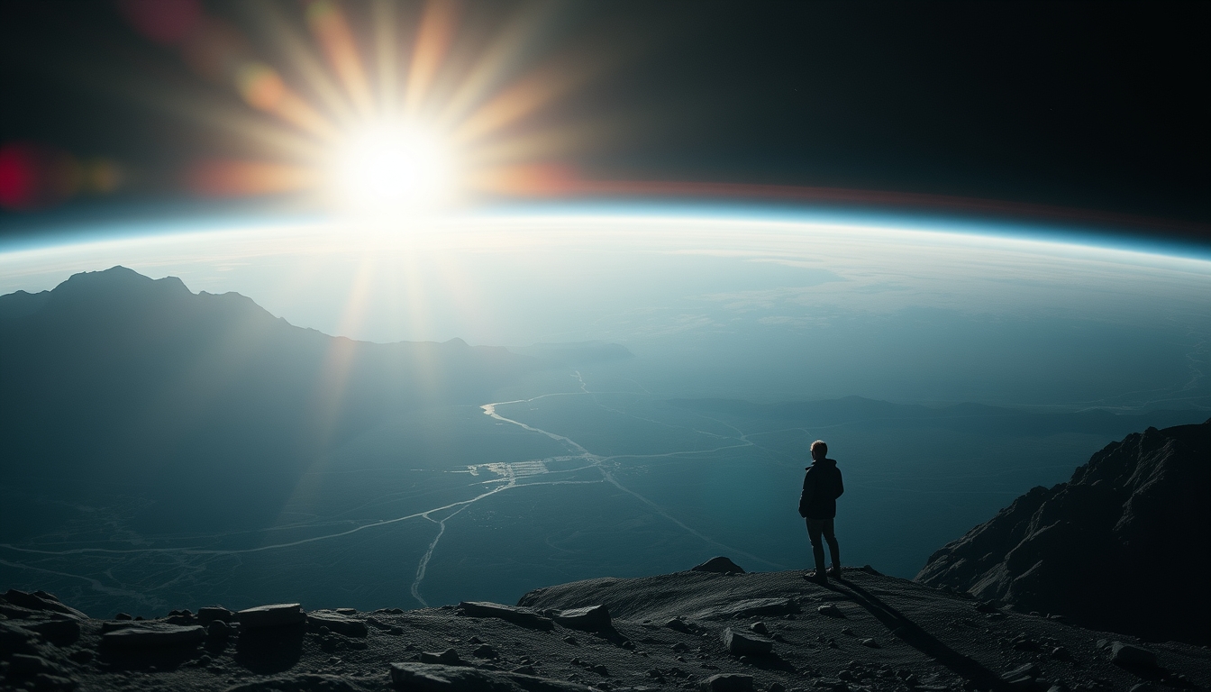 kuiper belt distant in editorial style