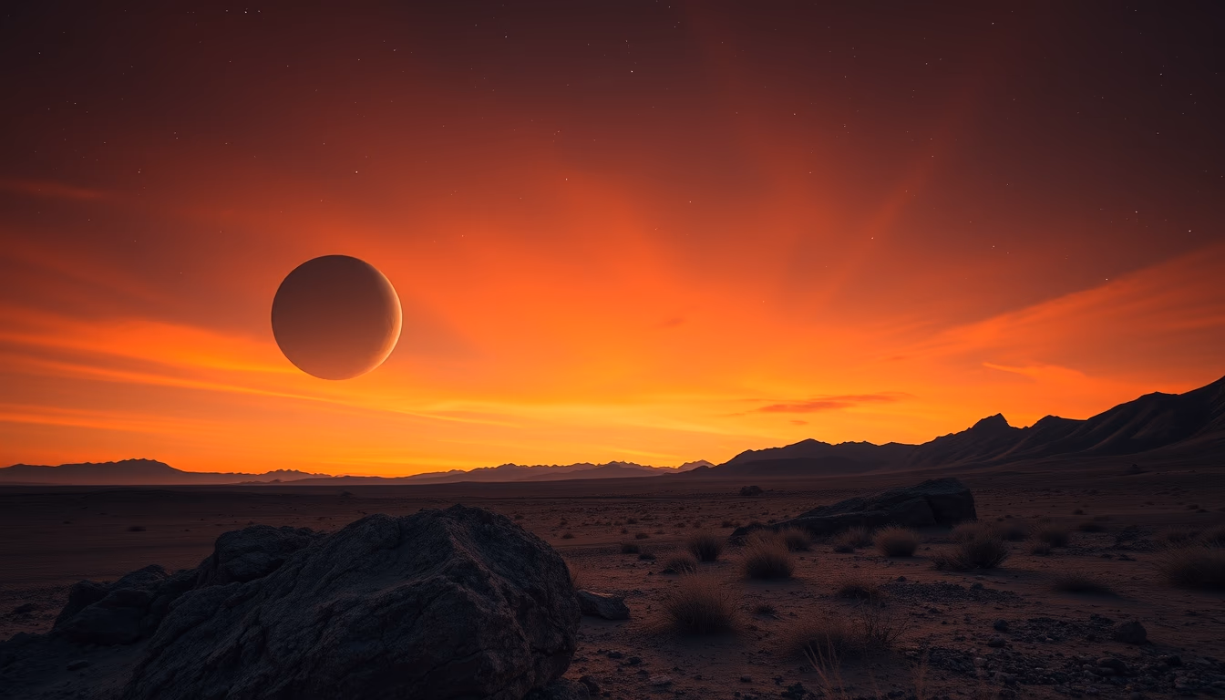 Kuiper belt distant em estilo editorial